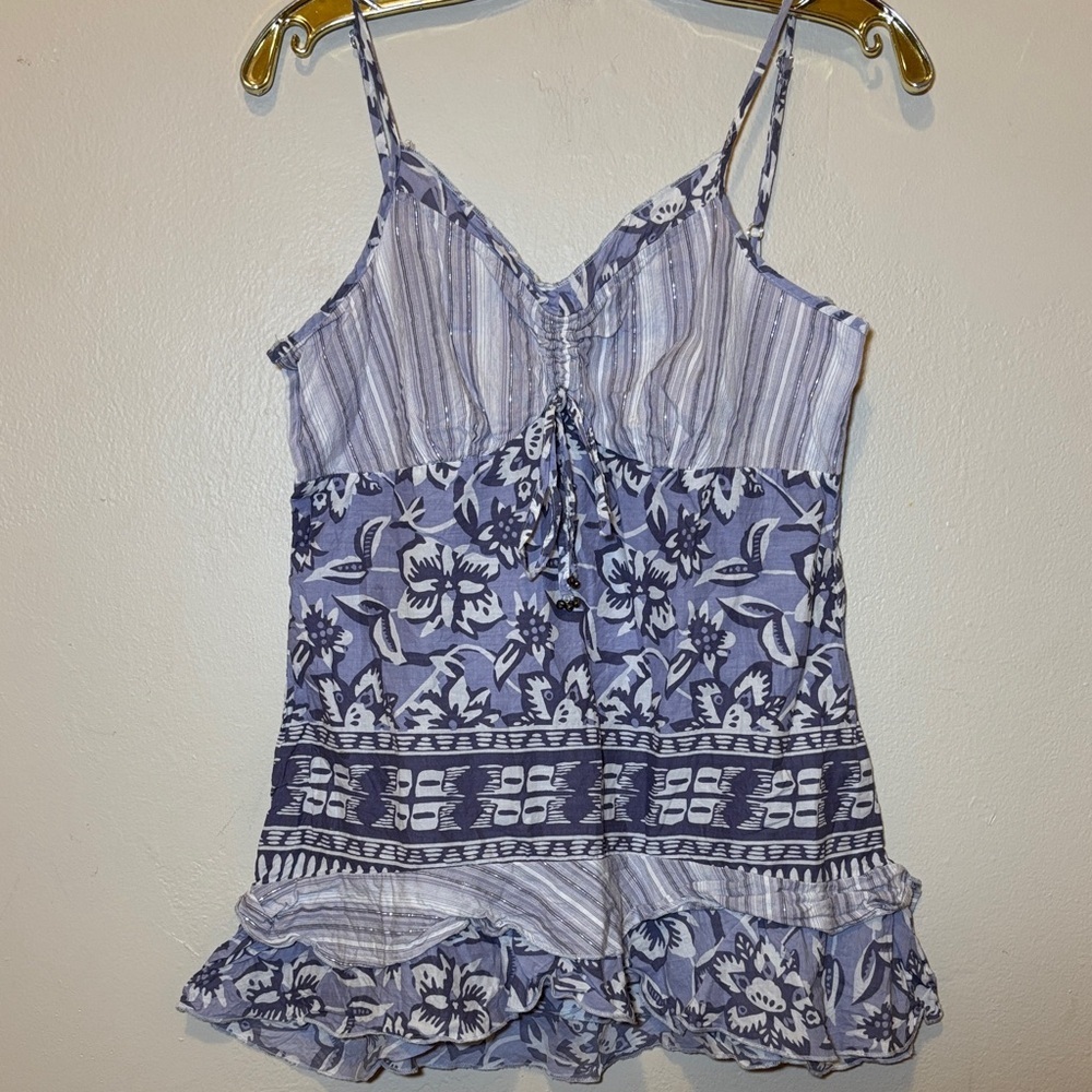 George Blue Floral Camisole
